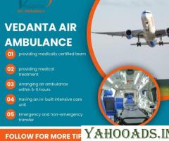 Hire Vedanta Air Ambulance Service in Chennai with High-Tech Medical Machine - 1